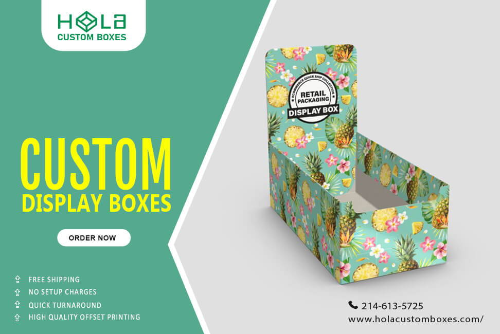 custom display boxes with logo